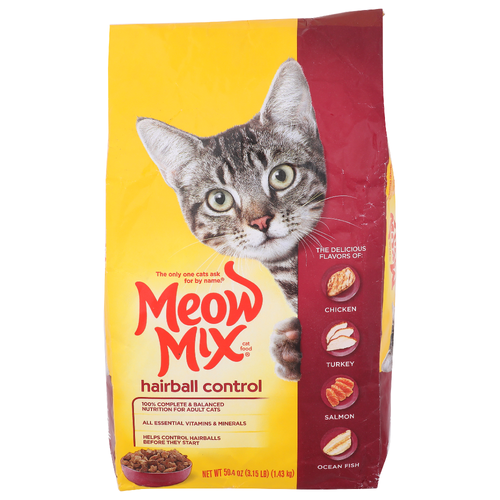 Meow Mix Hairball Control Cat Food - 50.4 Ounce
