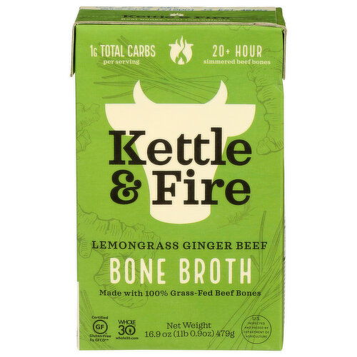 Kettle & Fire Bone Broth - 16.9 Ounce