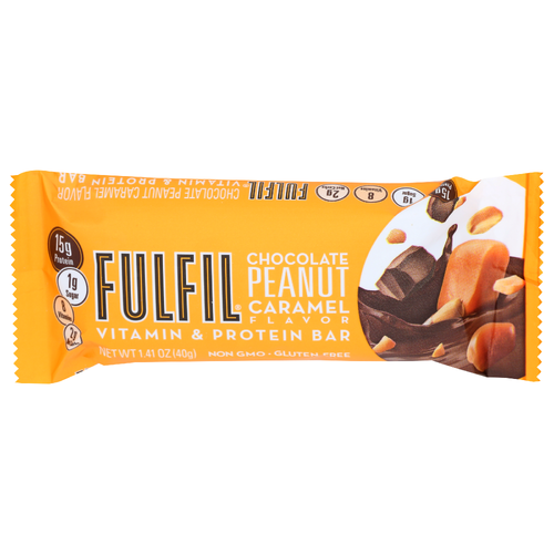 Fulfil Chocolate Peanut Caramel Nutrition Vitamin & Protein Bar - 1.41 Ounce
