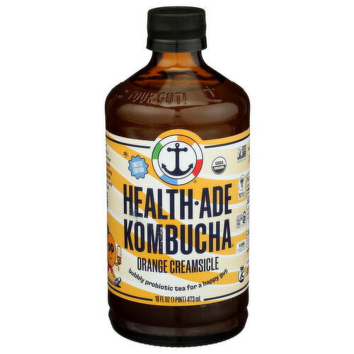 HEALTH•ADE Orange Creamsicle Kombucha - 16 Fluid Ounce