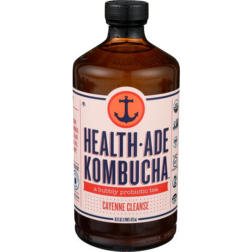 Health-Ade Cayenne Cleanse Kombucha - 16 Fluid Ounce