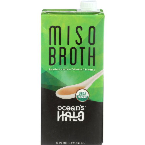 OCEAN'S HALO Organic Miso Broth - 32 Fluid Ounce