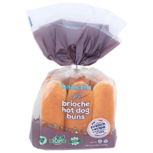 Bakerly Buns Hot Dog - 9.52 Ounce - 1 Count