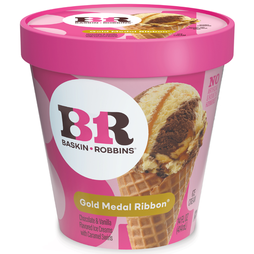 Baskin Robbins Gold Medal Ribbon Ice Cream - 1 Each