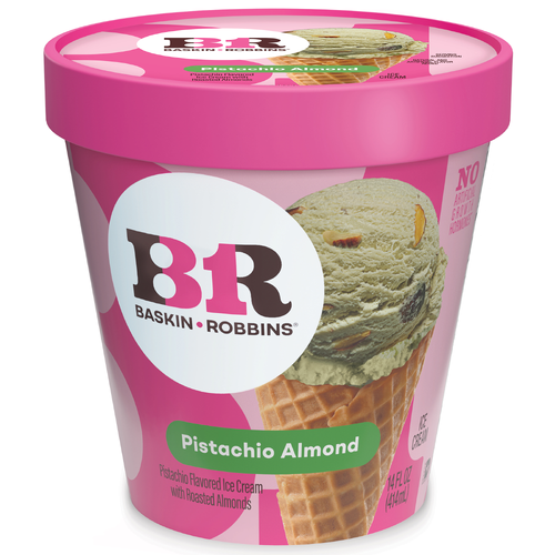 Baskin Robbins Pistachio Almond Ice Cream - 1 Each