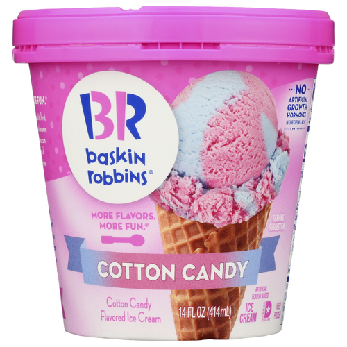 Baskin Robbins Ice Cream Cotton Candy - 14 Fluid Ounce