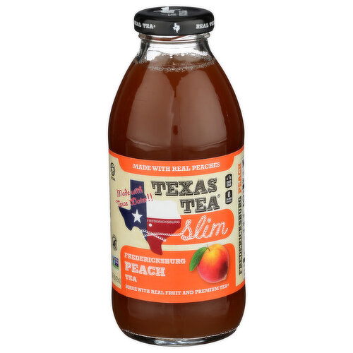 TEXAS TEA Fredericksburg Peach Slim Rtd - 16 Fluid Ounce