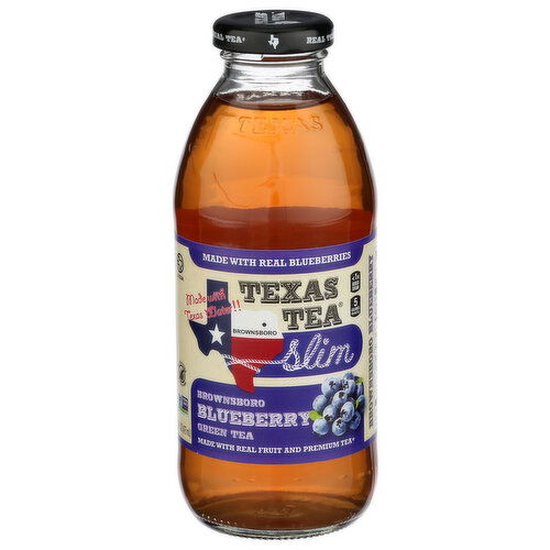 TEXAS TEA Brownsboro Blueberry Green Slim Rtd - 16 Fluid Ounce
