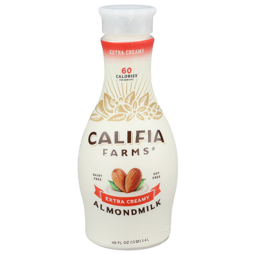 Califia Farms Extra Almond Milk Creamy Original - 48 Fluid Ounce