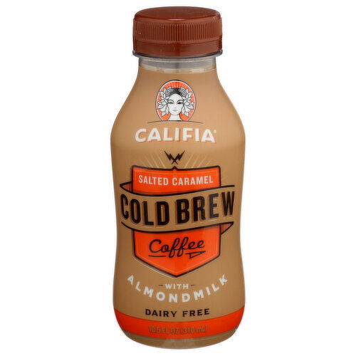 Califia Farms Cold Brew Coffee With Almond Milk Salted Caramel - 10.5 Fluid Ounce