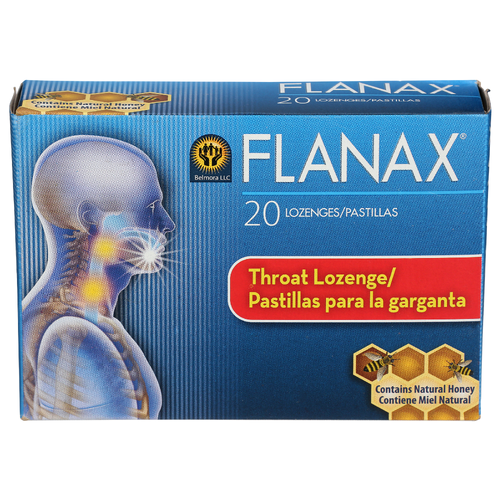 Flanax Throat Lozenge - 20 Count