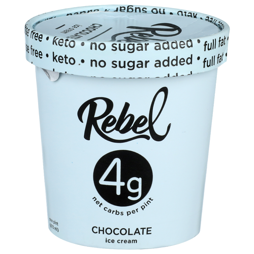 Rebel Chocolate Ice Cream - 1 Pint Image 1 of 4