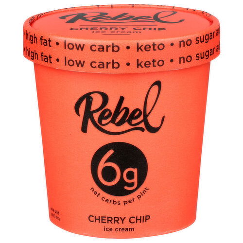 Rebel Cherry Chip Ice Cream - 1 Pint