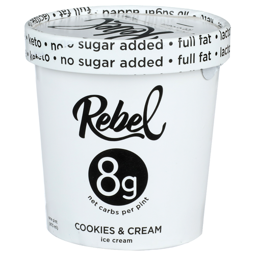 Rebel Cookies & Cream Ice - 1 Pint