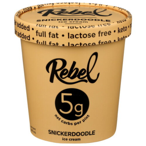 Rebel Ice Cream Snickerdoodle - 1 Pint Image 1 of 2