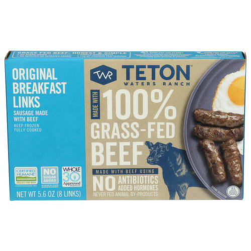 Teton Waters Ranch Original Breakfast Sausage Links - 0.7 Ounce - 8 Count Image 1 of 4