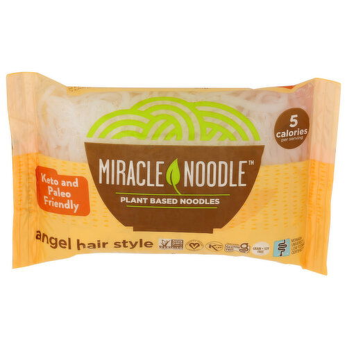 Miracle Noodle Angle Hair Style Plant Based Noodles Angel - 7 Ounce