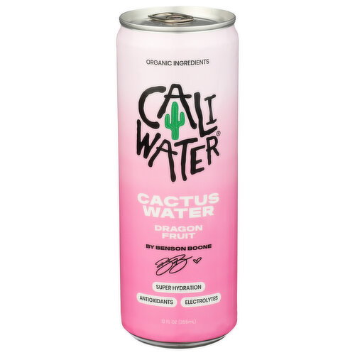 Caliwater Cactus Water Dragonfruit Still / Non-Carbonated Dragon Fruit - 12 Fluid Ounce