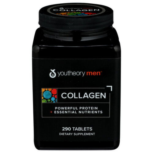 YOUTHEORY Tablets Men's Collagen Advanced - 290 Count