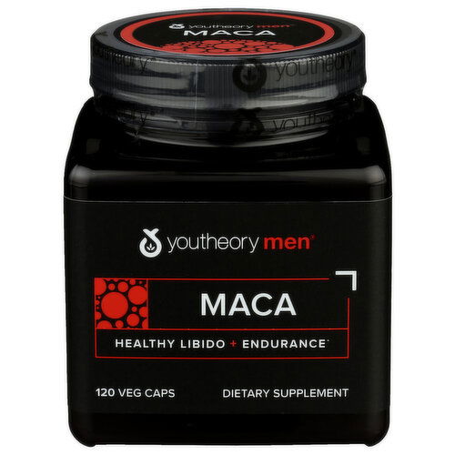 YOUTHEORY Capsules Men's Maca - 120 Count