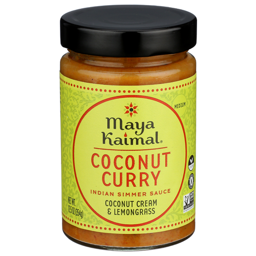 Maya Kaimal Coconut Curry Simmer Sauce Shelf Stable Jarred Glass - 12.5 Ounce Image 1 of 4