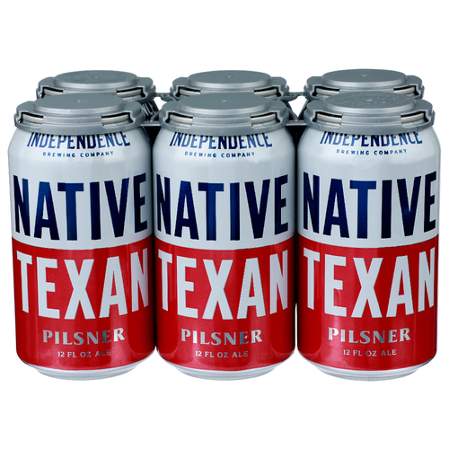 Independence Brewing Company Pilsner Native Texan Ale - 12 Fluid Ounce - 6 Count