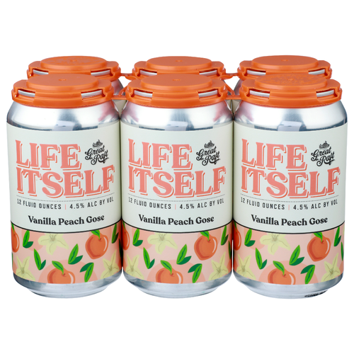 Great Raft Vanilla Peach Gose Life Itself - 12 Fluid Ounce - 6 Count