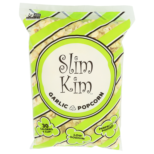 Slim Kim Popcorn Garlic - 6 Ounce