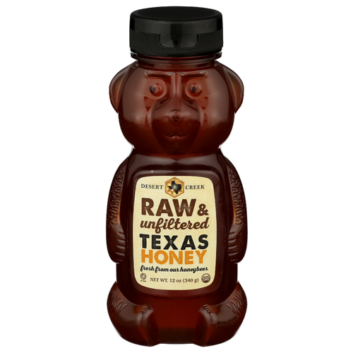 Desert Creek Raw & Unfiltered Texas Honey - 12 Ounce