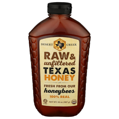 Desert Creek Raw & Unfiltered Texas Honey - 32 Ounce