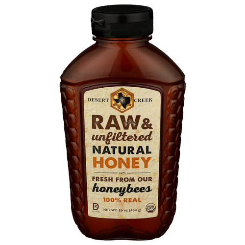 Desert Creek Honey Raw Natural - 16 Ounce
