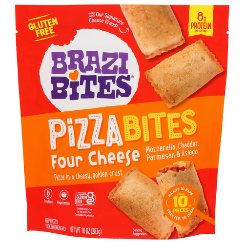 Brazi Bites Pizza Four Cheese - 10 Ounce
