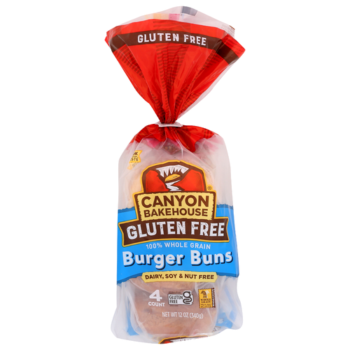 Canyon Bakehouse Fresh Burger Buns - 3 Ounce - 4 Count