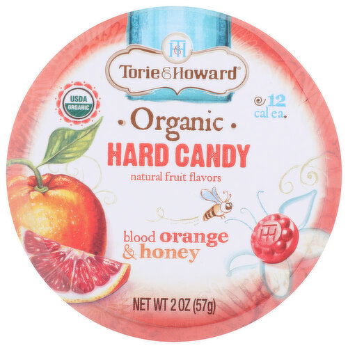 TORIE & HOWARD Blood Orange & Honey Hard Candy - 2 Ounce - 1 Count