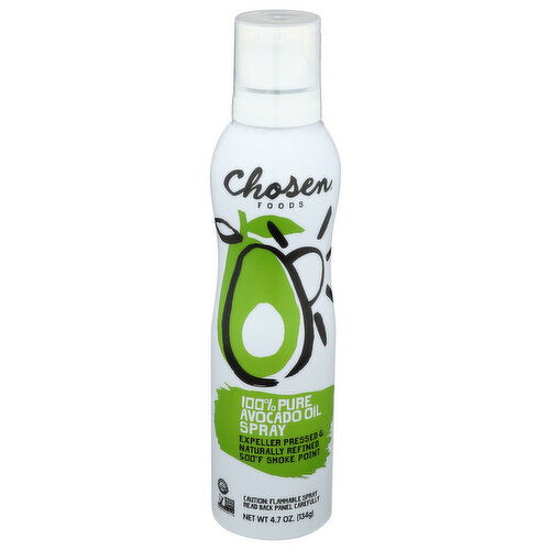 Chosen Foods Avocado 100% Pure Spray All Purpose Cooking Oil - 4.7 Ounce
