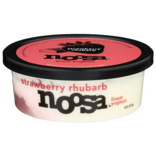 NOOSA Finest Yoghurt Strawberry Rhubarb - 8 Ounce