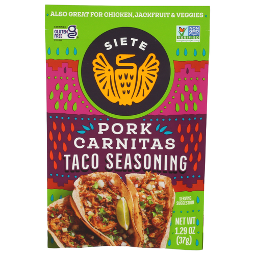 SIETE Carnitas Taco Seasoning - 1.29 Ounce
