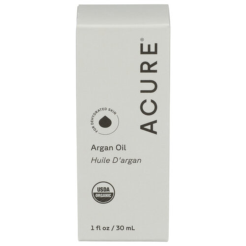 Acure The Essentials Moroccan Argan Oil With Pure Cold Pressed - 1 Fluid Ounce