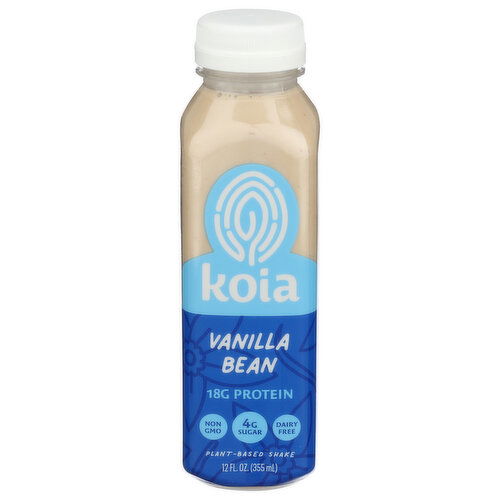 KOIA Vanilla Bean Plant-Based Protein Shake - 12 Fluid Ounce