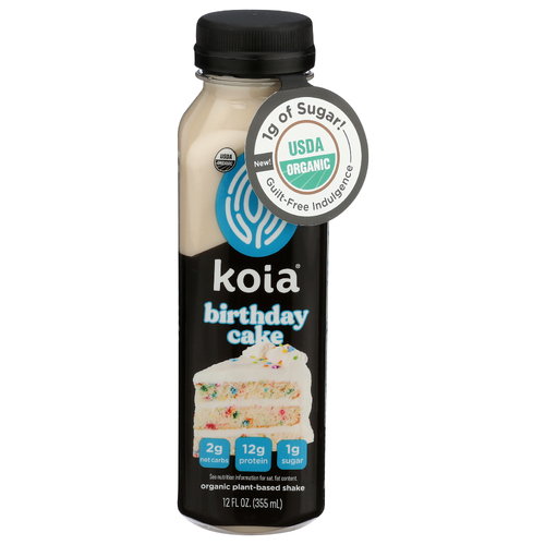 Koia Organic Drink Prtn Birthday Cake - 12 Fluid Ounce
