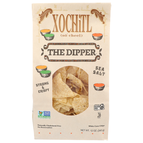 Xochitl Strong & Crispy White Corn Chips - 12 Ounce