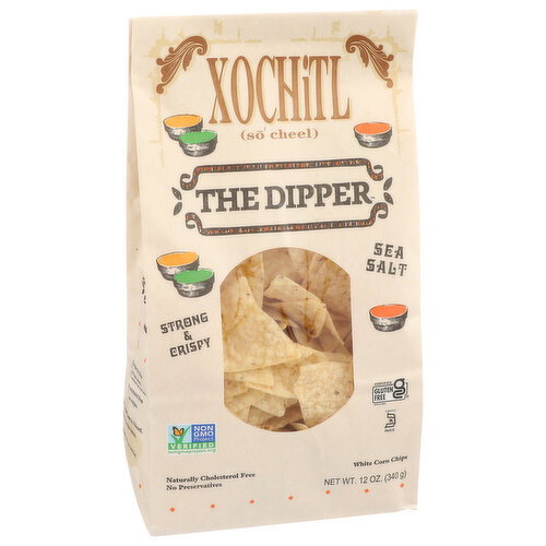 Xochitl Strong & Crispy White Corn Chips The Dipper - 12 Ounce Image 1 of 2