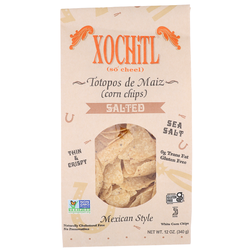 Xochitl Salted White Corn Chips - 12 Ounce