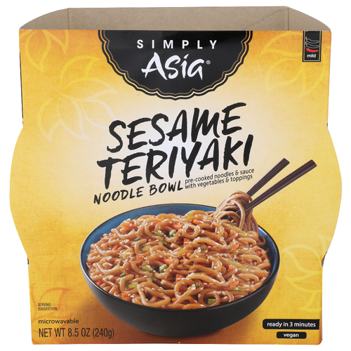 Simply Asia Sesame Teriyaki Noodle Bowl - 8.5 Ounce
