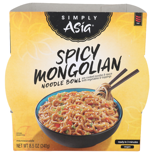 Simply Asia Spicy Mongolian Noodle Bowl - 8.5 Ounce