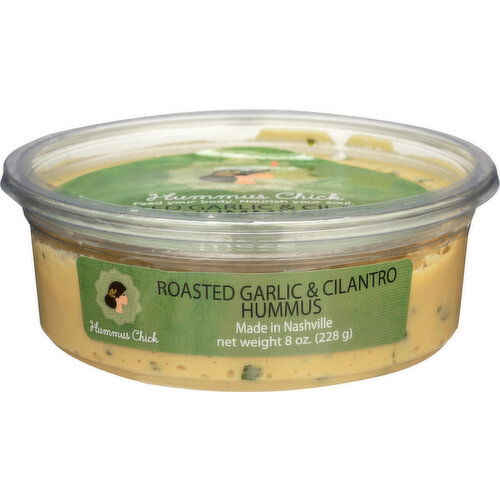 HUMMUS CHICK Garlic Cilantro Roasted Garlic & Cilantro - 8 Ounce