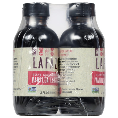 Lafaza Pure Madagascar Bourbon Vanilla Extract - 2 Fluid Ounce - 6 Count