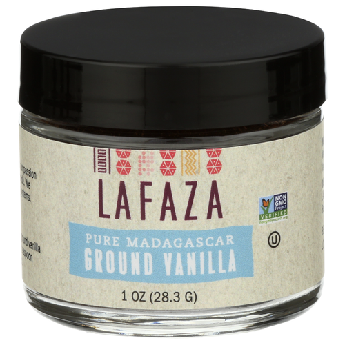 Lafaza Pure Madagascar Bourbon Ground Vanilla - 1 Ounce