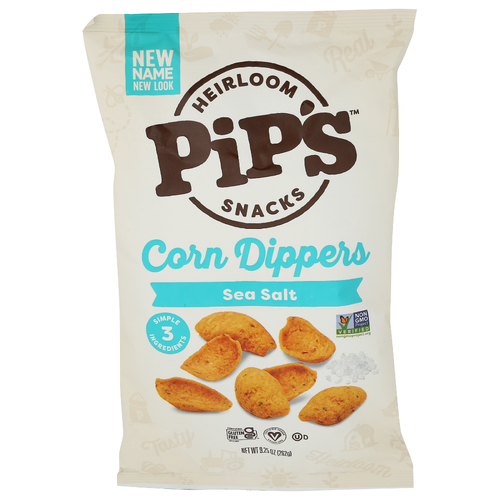 Pipcorn Heirloom Snacks Sea Salt Salty Snack Corn Dippers - 9.25 Ounce Image 1 of 4