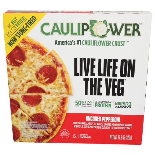 Caulipower Uncured Pepperoni Cauliflower Crust Pizza - 11.3 Ounce